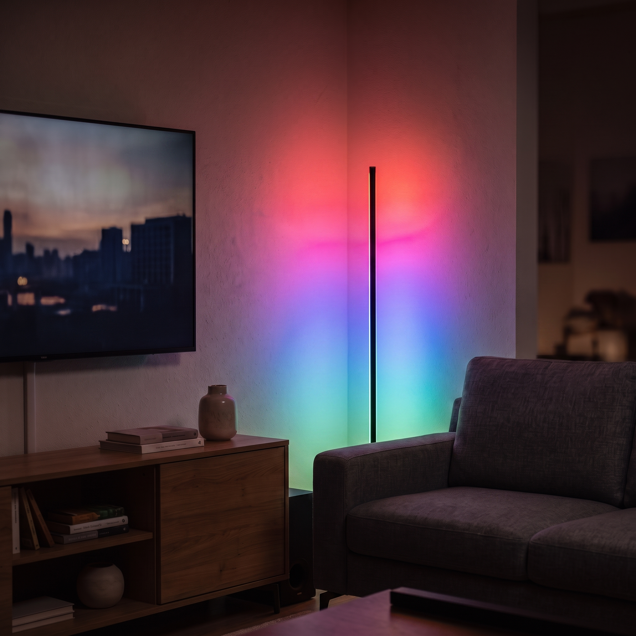 Halo RGBIC Corner Floor Lamp