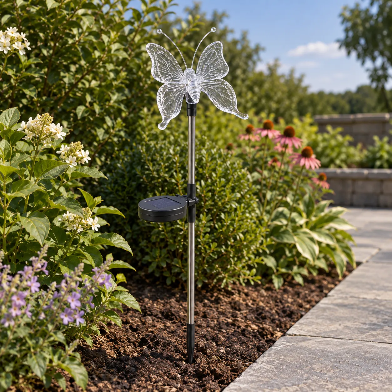 Aster Wing Garden Light; Butterfly; alternate view