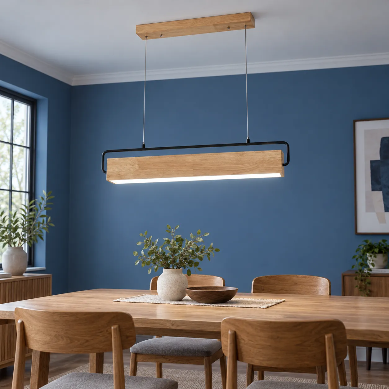 Basil Bar Pendant; Cool White; lead view