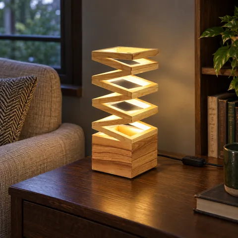 Arabella Accordion Table Lamp