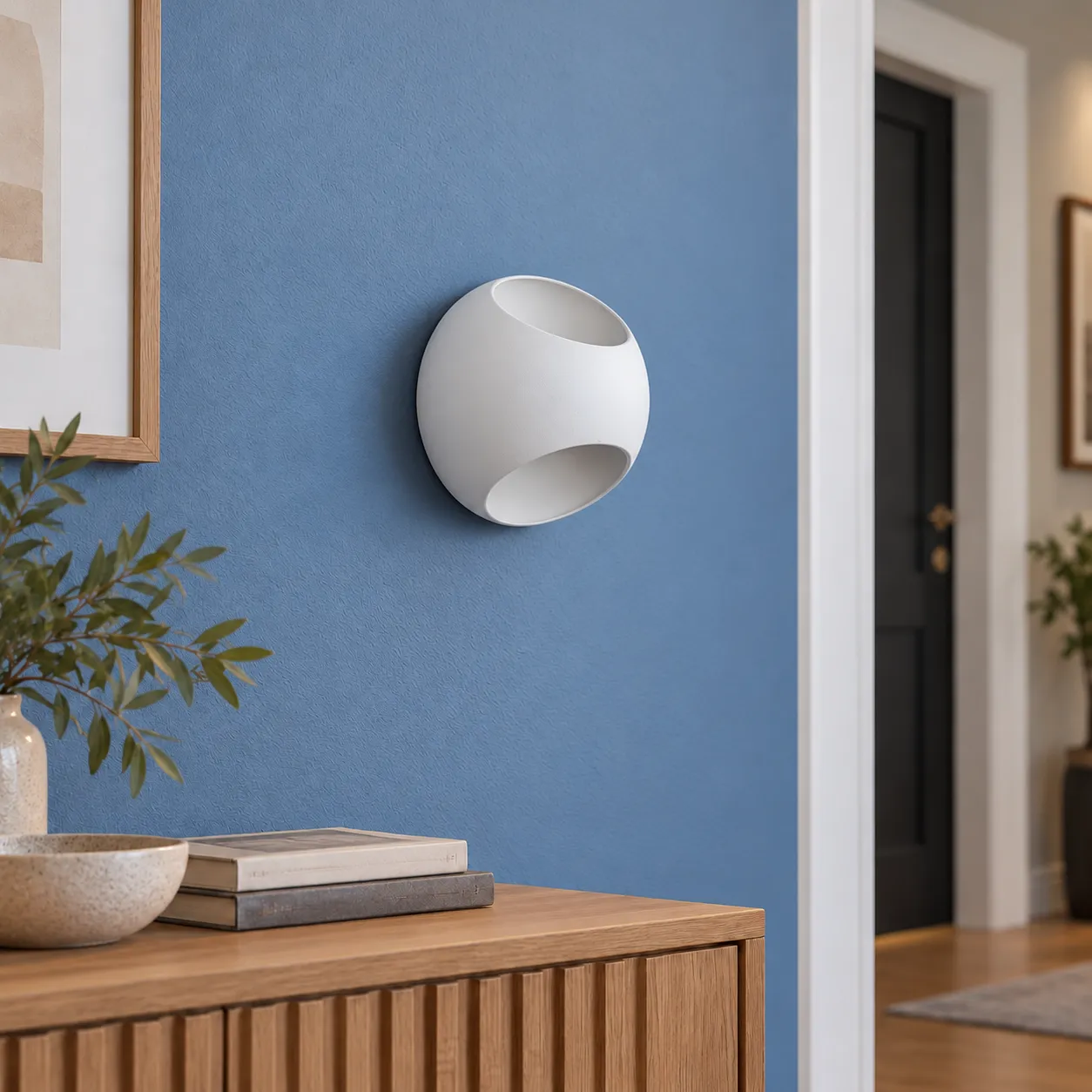 Patience Round Wall Light — White — alternate