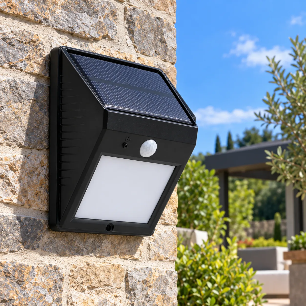 Hester Solar Wall Light; 1 Lamp; alternate view