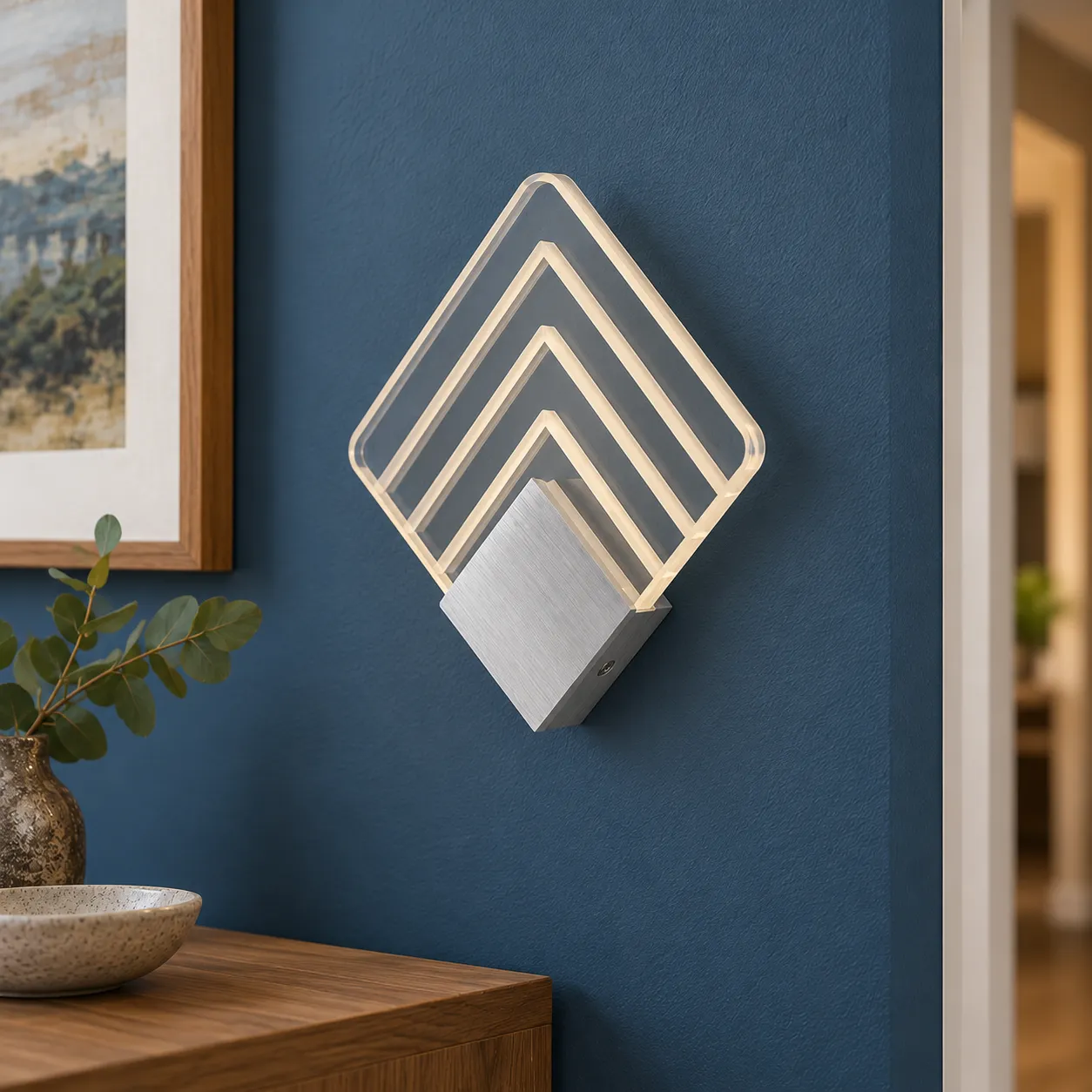 Isadora Diamond Wall Light — Warm White — alternate