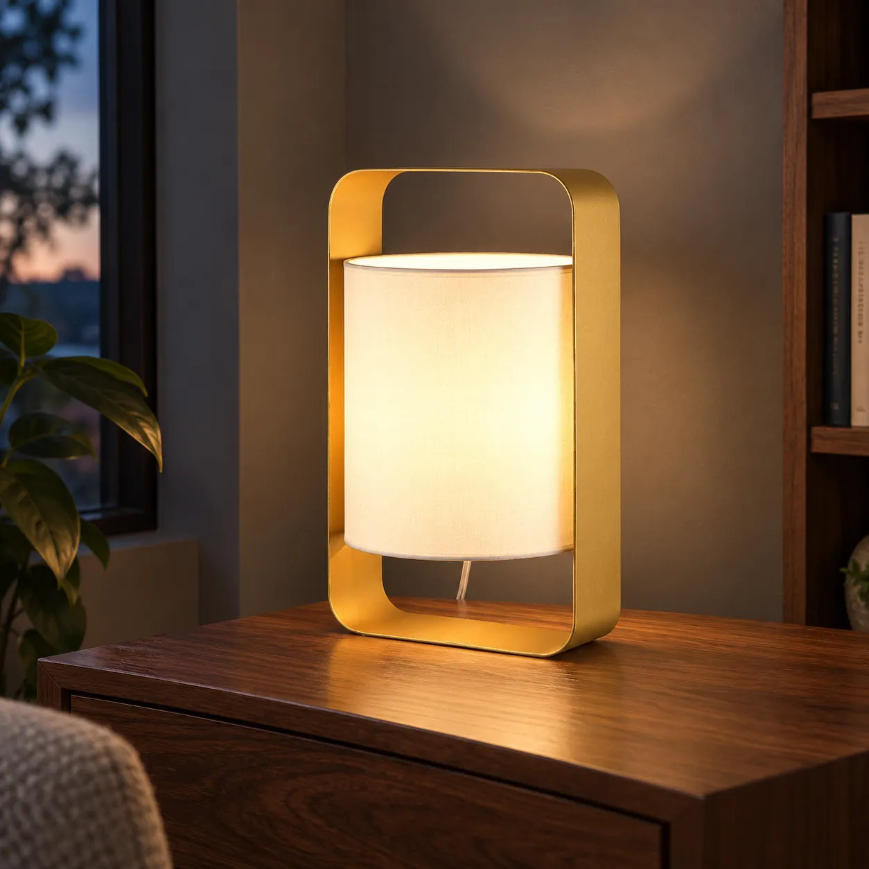 Percival Frame Lamp; Small; lead view