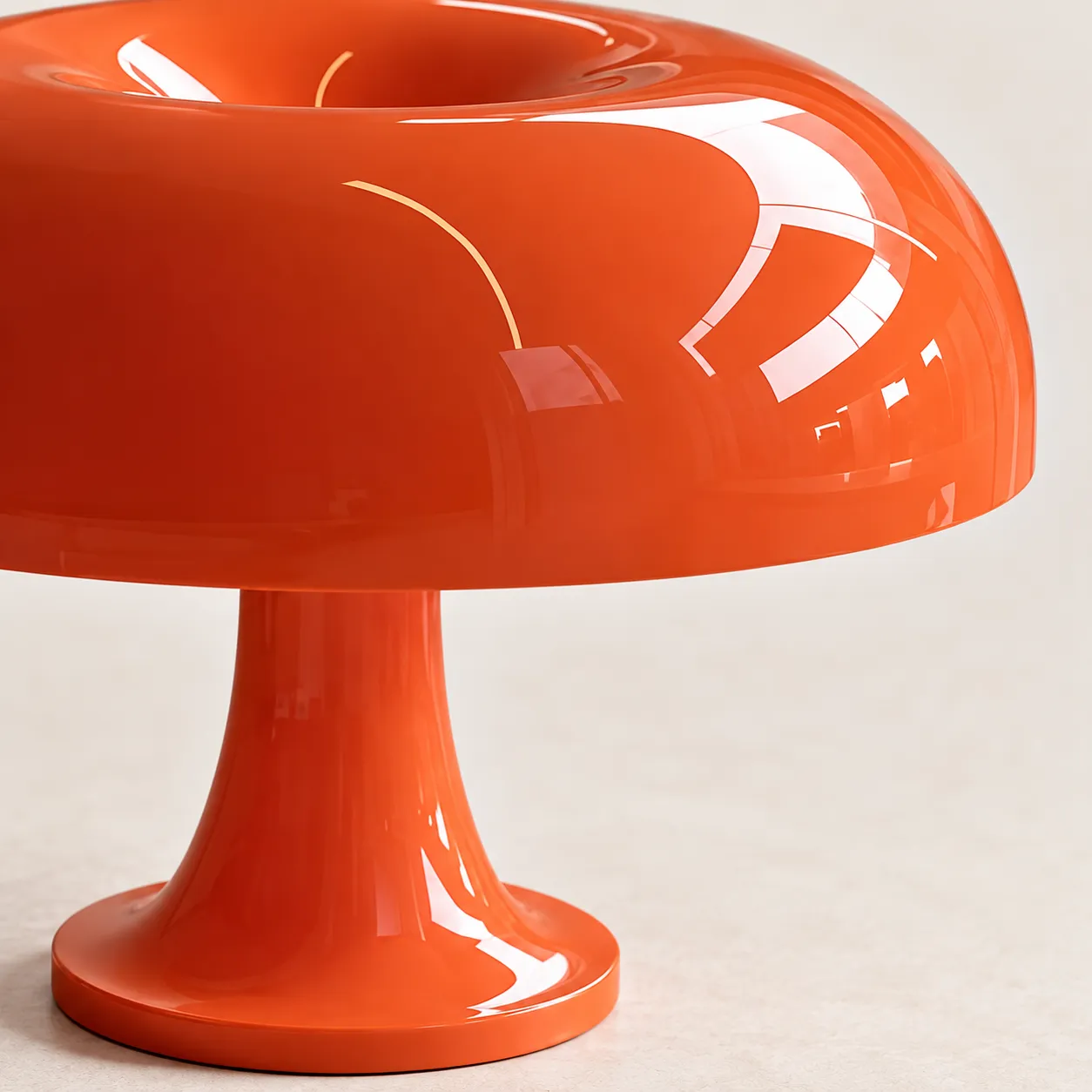Felix Mushroom Lamp: construction close-up
