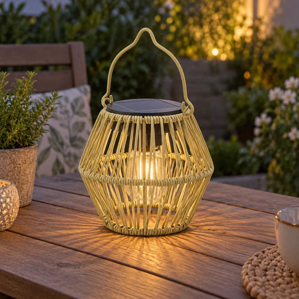 Sutton Solar Lantern — shown in use
