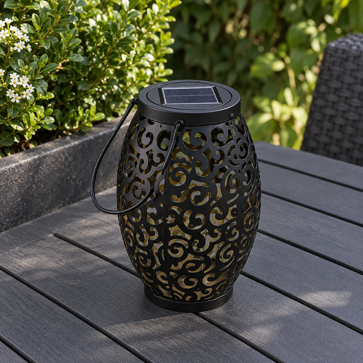 Agnes Scroll Garden Lantern; Standard; alternate view