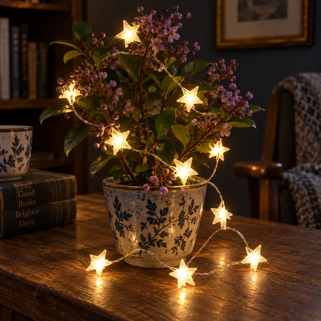 Rosalind Star String Lights; use view