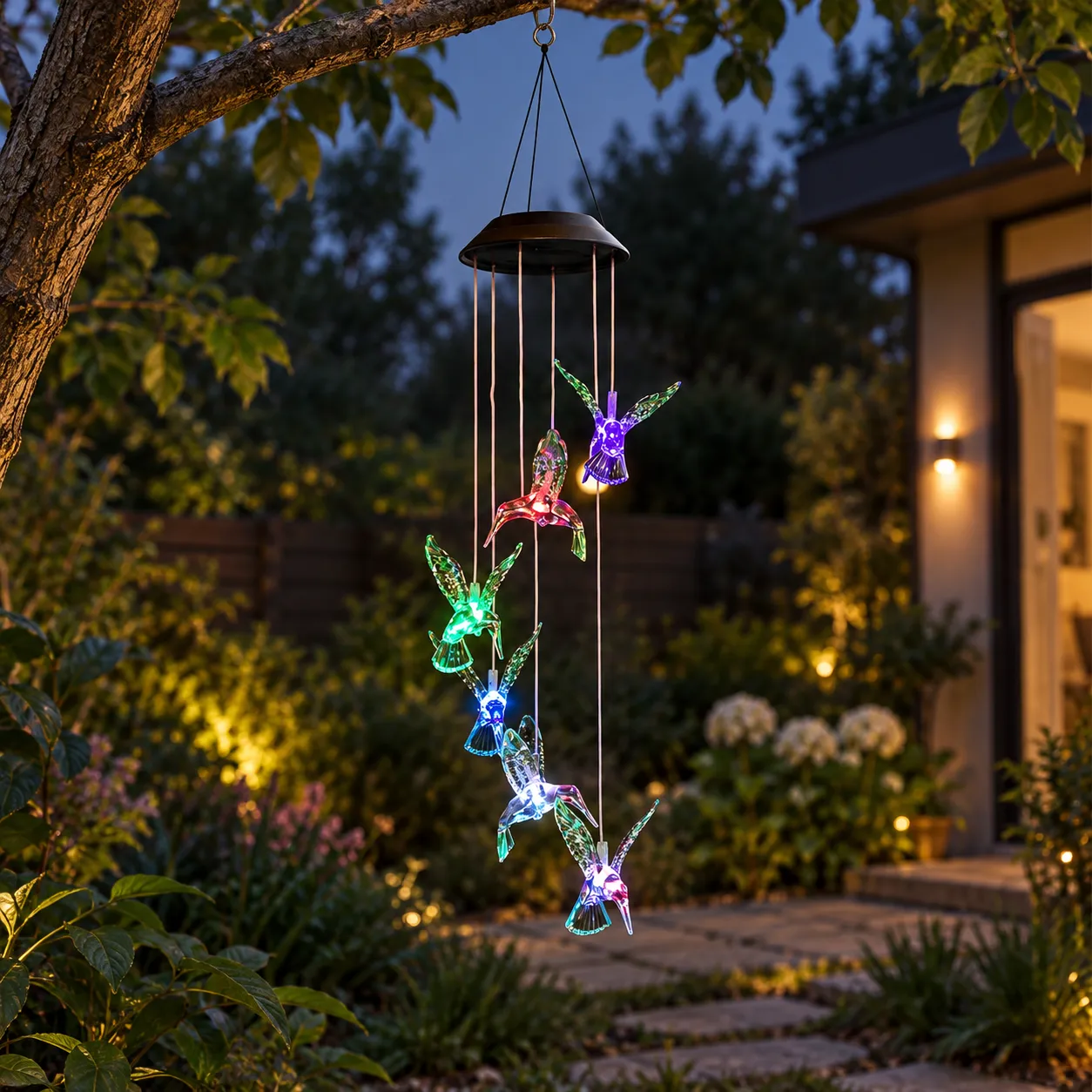Tobias Hummingbird Hanging Light; Standard; lead view