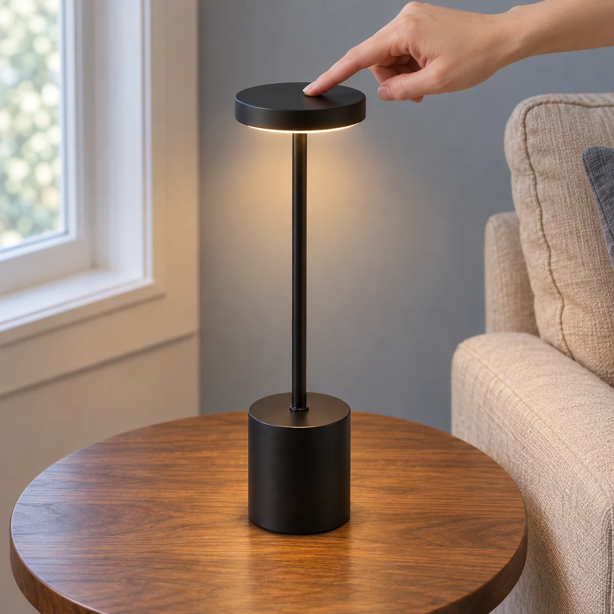 Ellis Cordless Lamp: alternate view; styling props not included