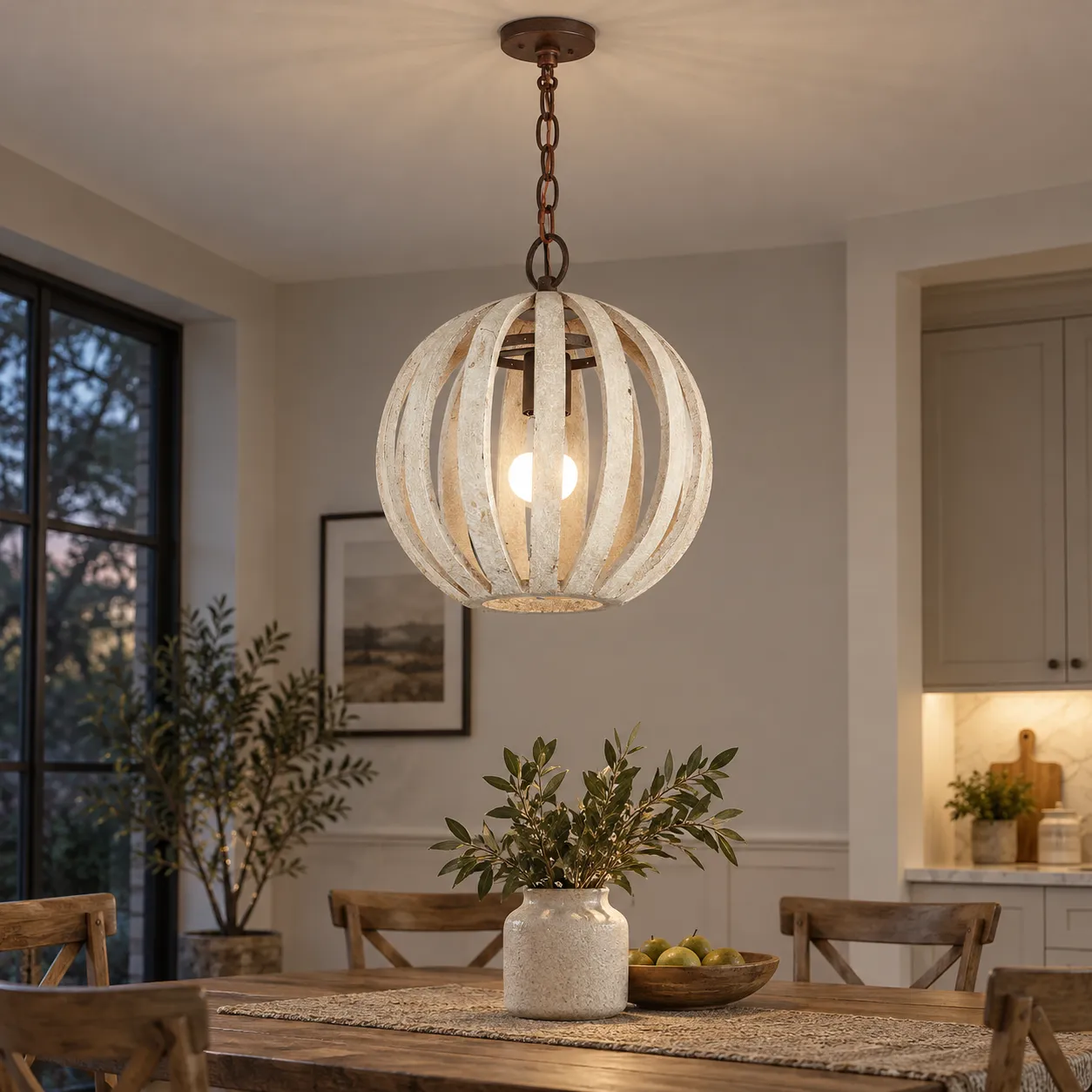 Barnaby Ribbed Pendant Light