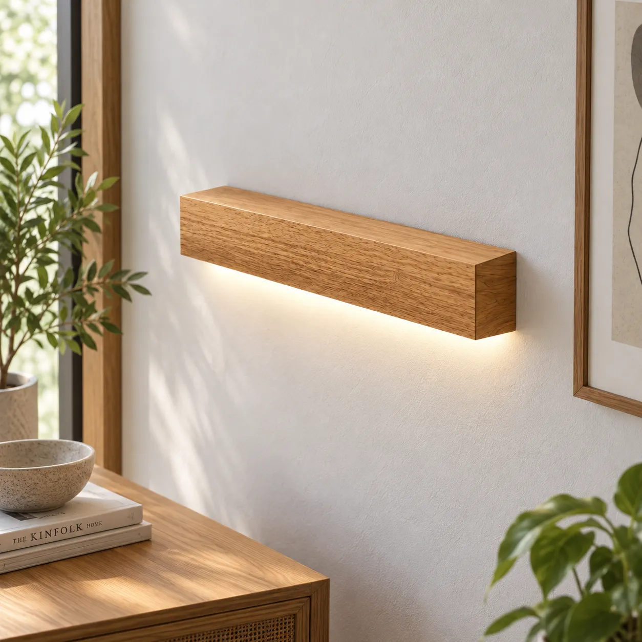 Quentin Shelf Wall Light; alternate view