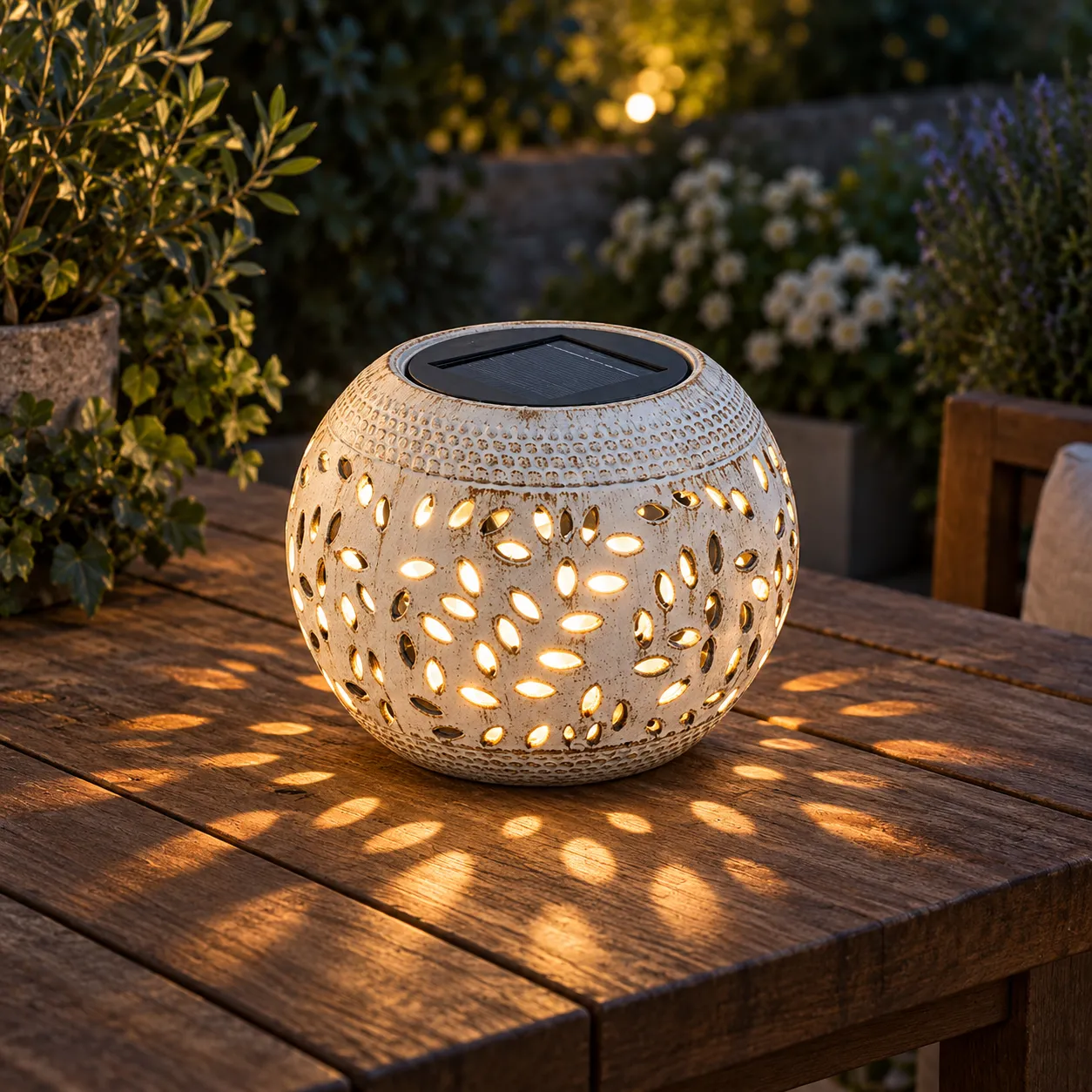Lysander Globe Lantern; Standard; lead view