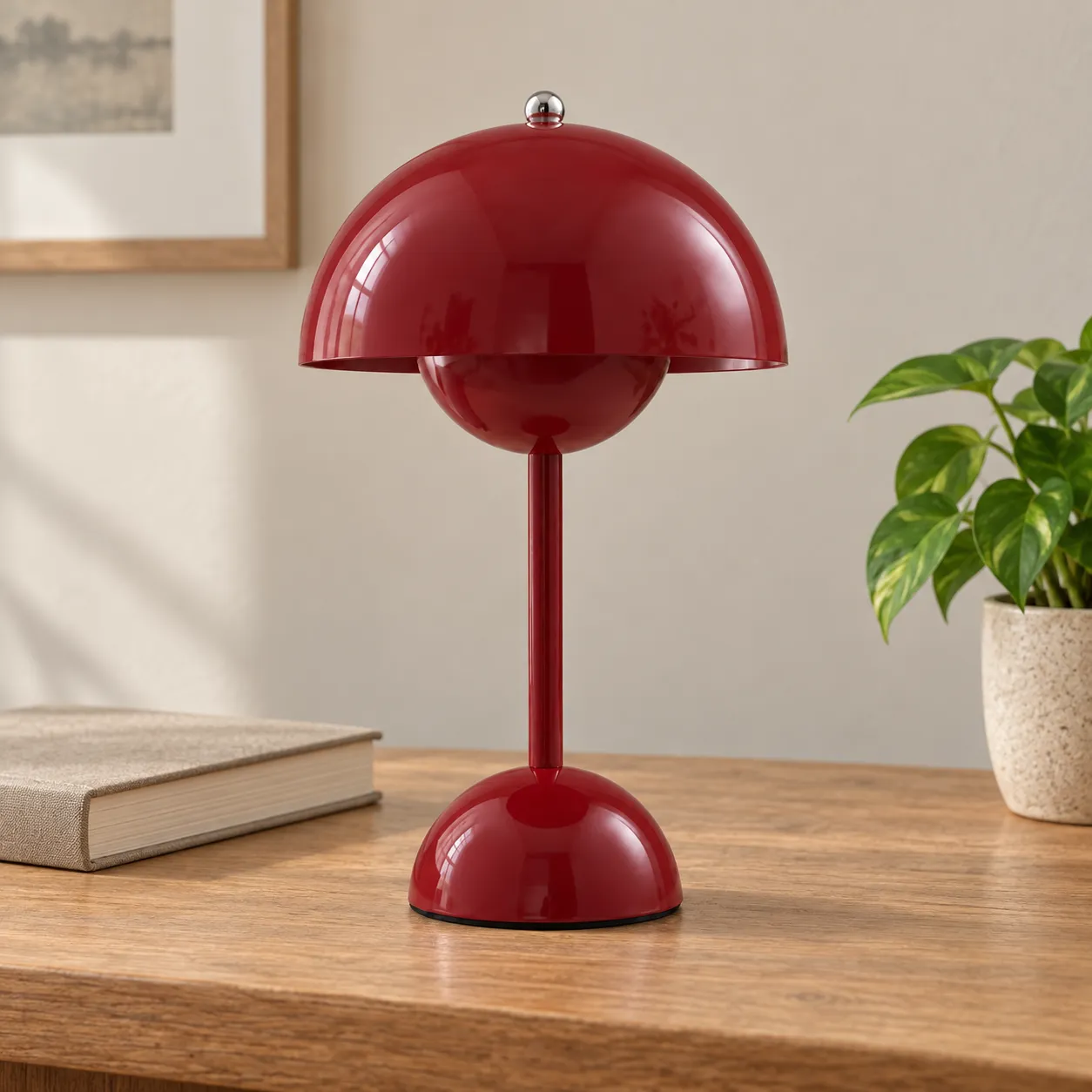Daisy Dome Lamp: in place; styling props not included