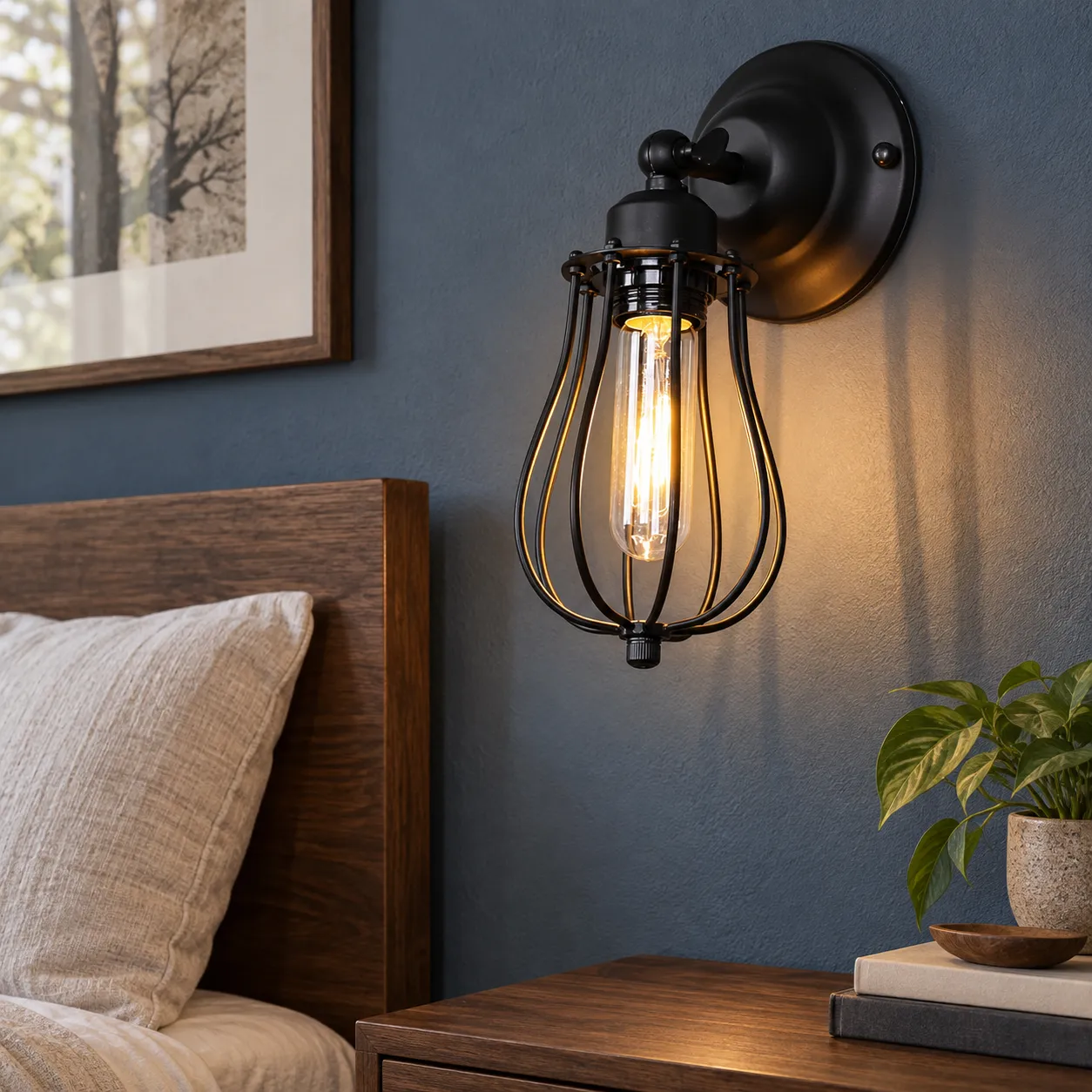 William Cage Wall Lamp