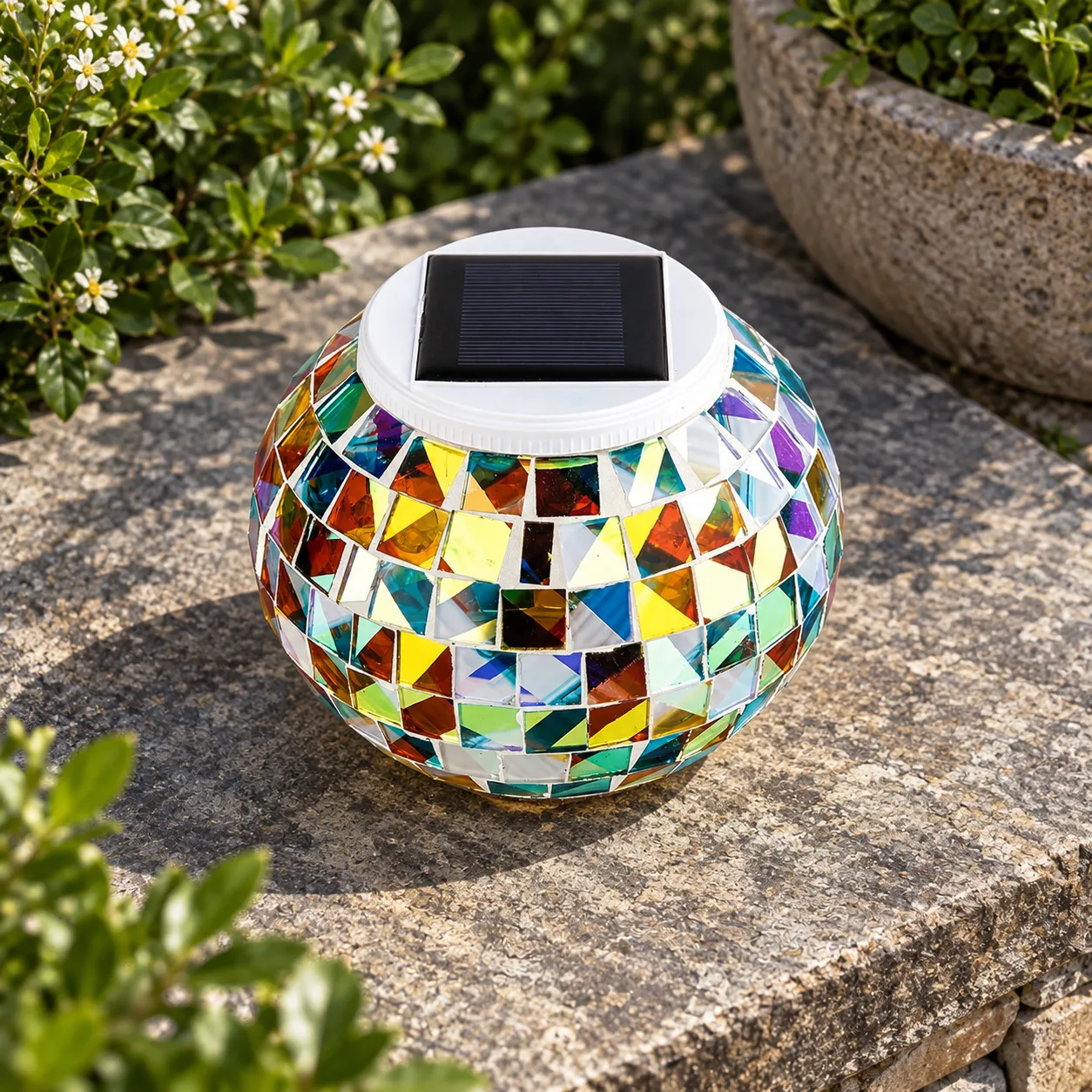 Conrad Mosaic Garden Light; alternate view