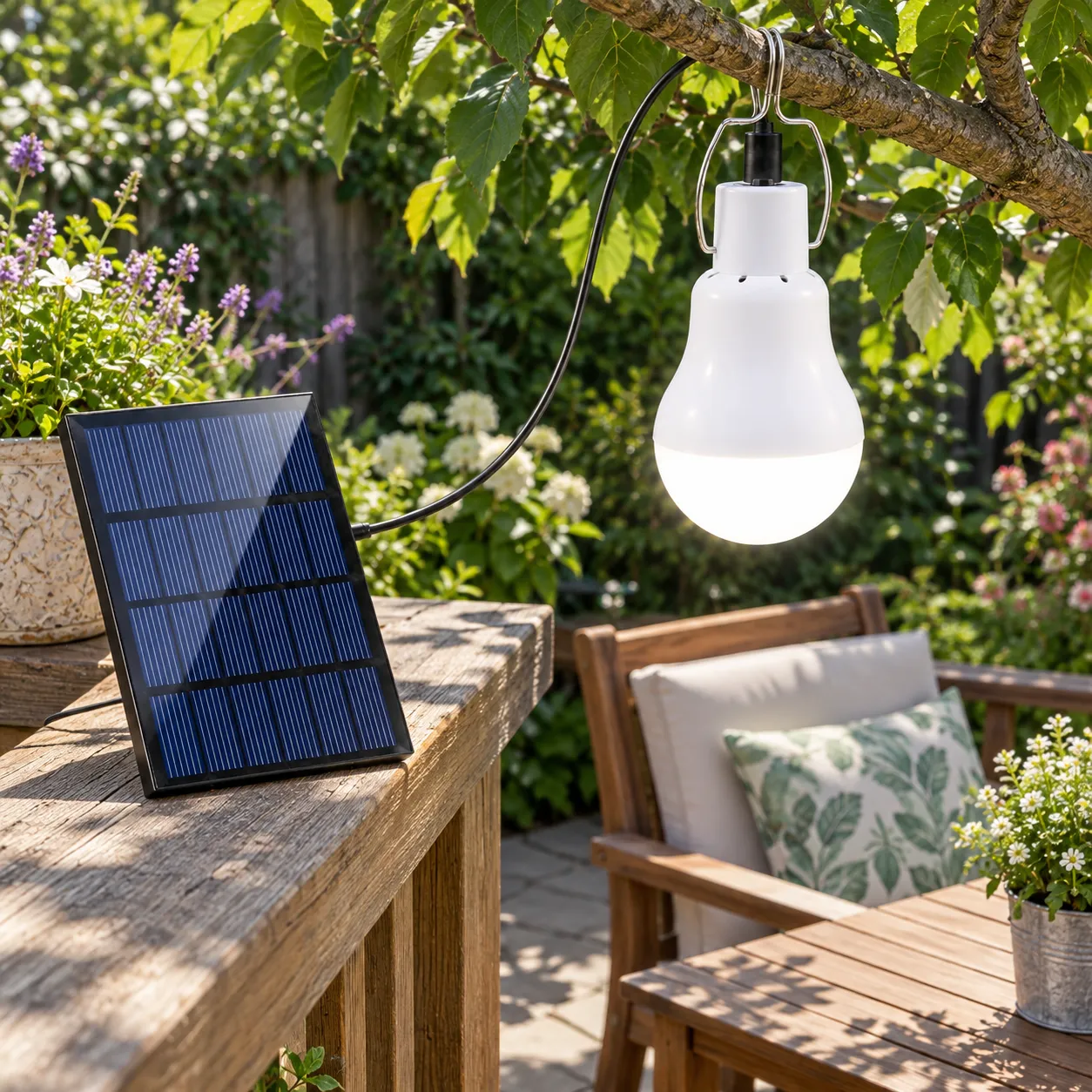 Alistair Portable Garden Light; use view