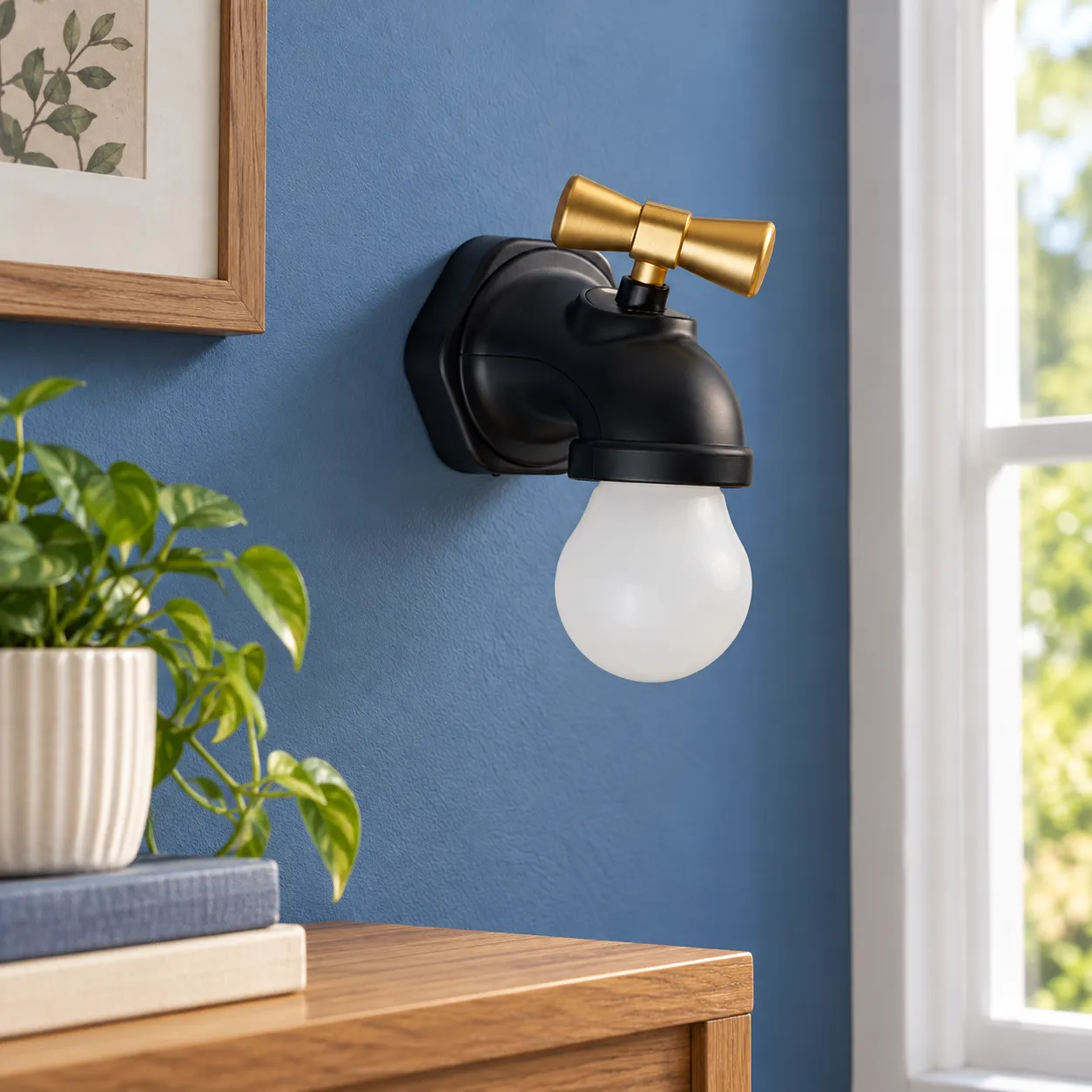 Miriam Faucet Nightlight — Black — alternate