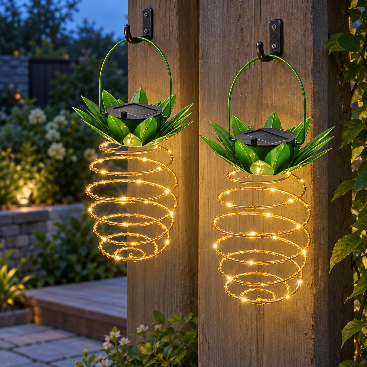 Maribel Pineapple Light; 2 Lamps; lead view