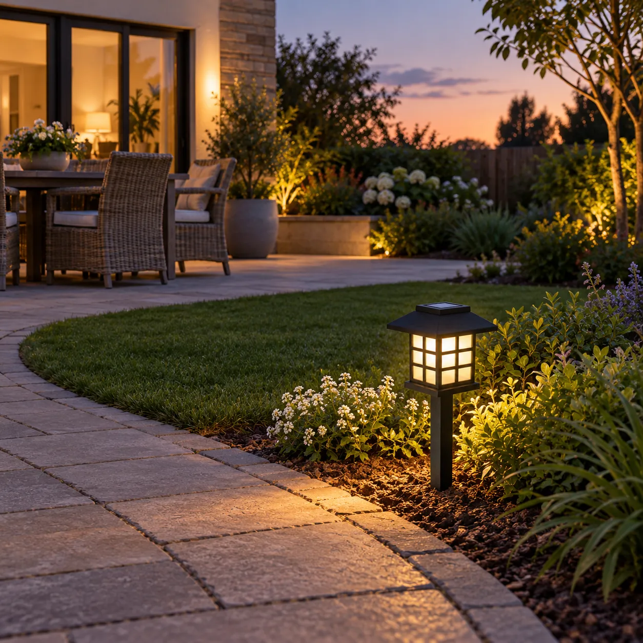 Kenneth Solar Lantern — Warm White — use