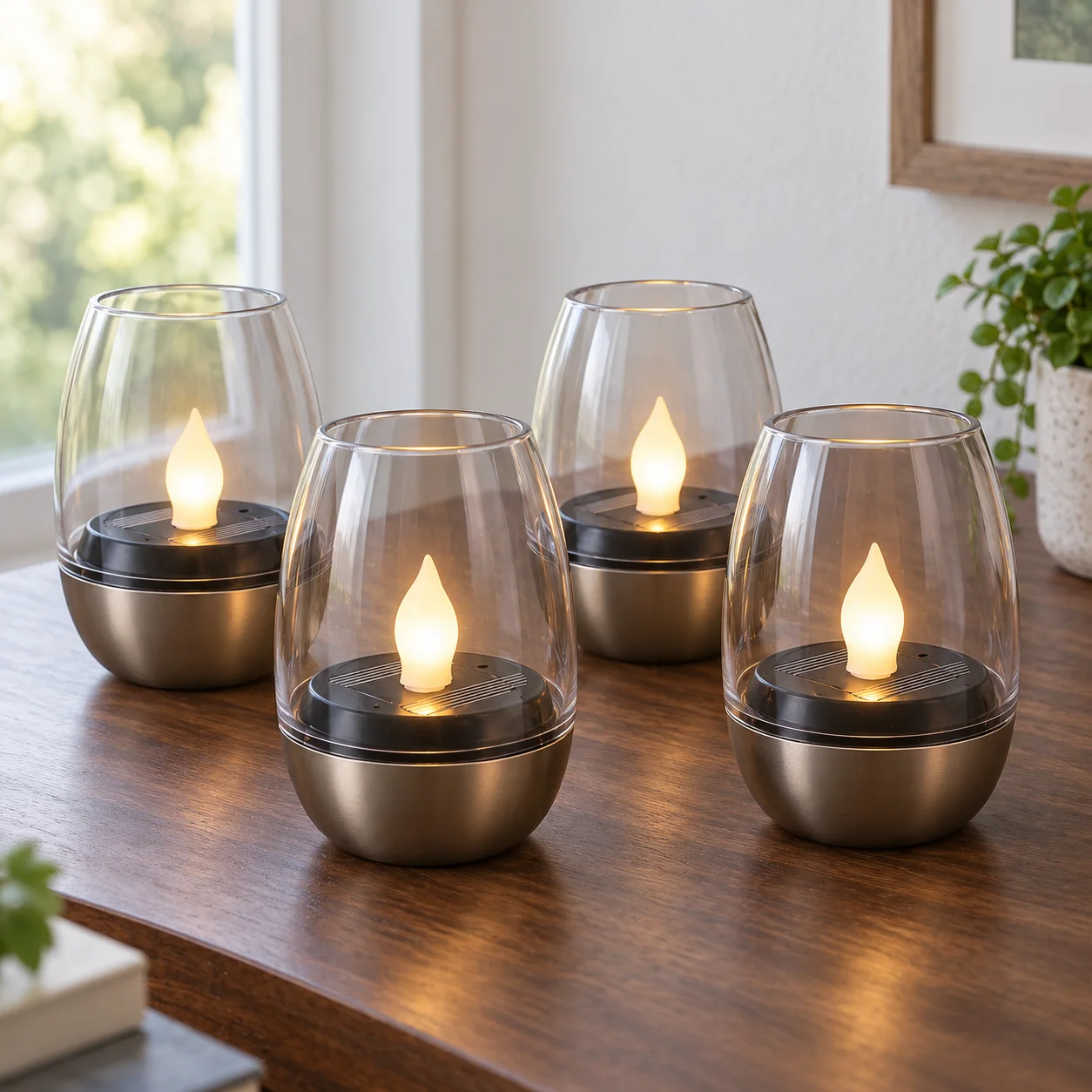 Ivy Solar Candle: lead view; styling props not included
