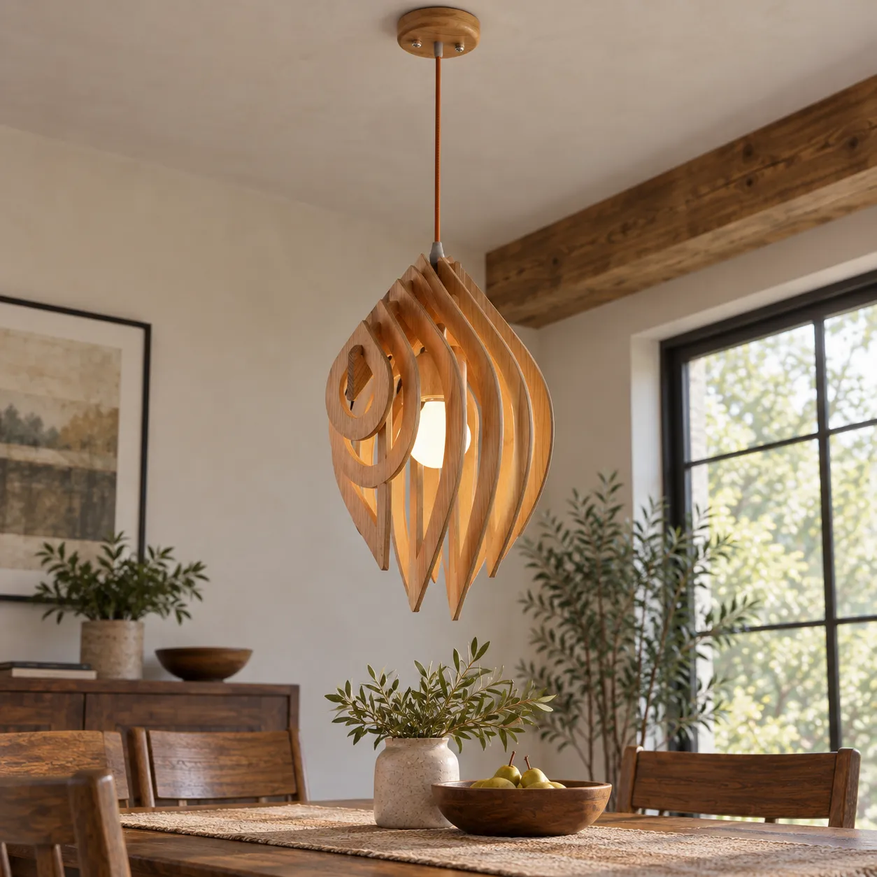 Clement Loop Pendant Light; use view