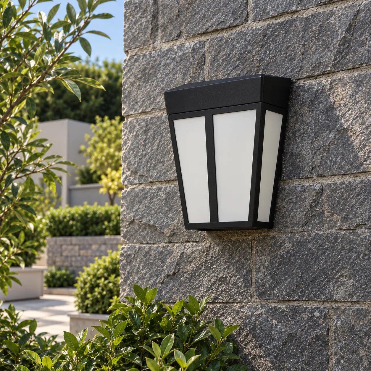 Rosamund Solar Wall Light; Warm White; alternate view