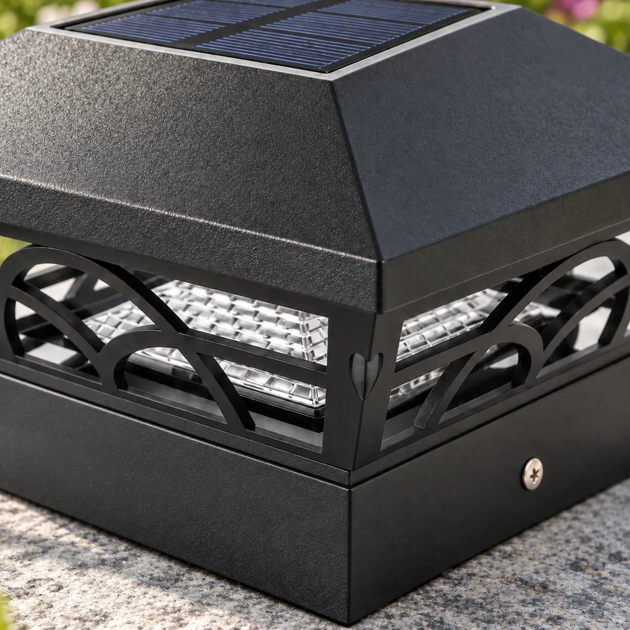 Hollis Solar Post — construction detail