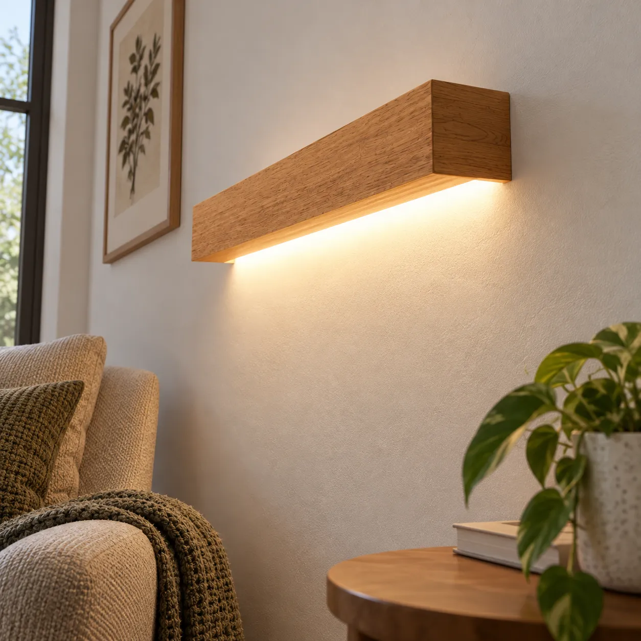 Quentin Shelf Wall Light; use view