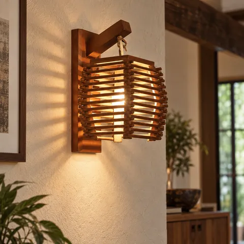 Delia Slatted Wall Lamp