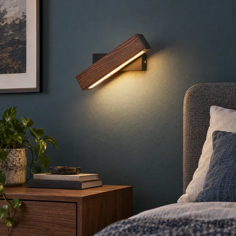 Roland Wooden Bar Wall Light