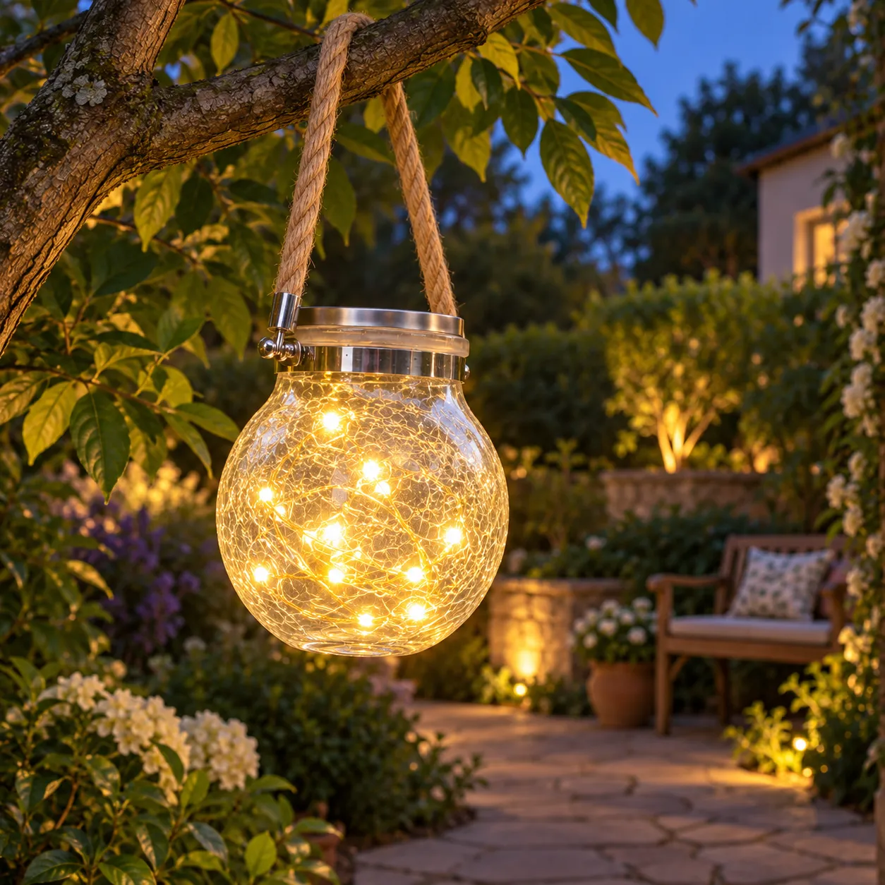 Edith Globe Garden Light; use view
