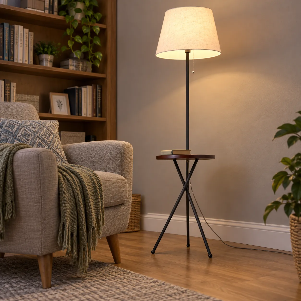 Winifred Table Floor Lamp; use view