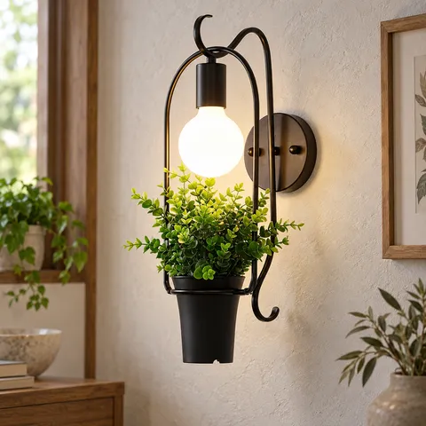 Beatrice Planter Wall Lamp