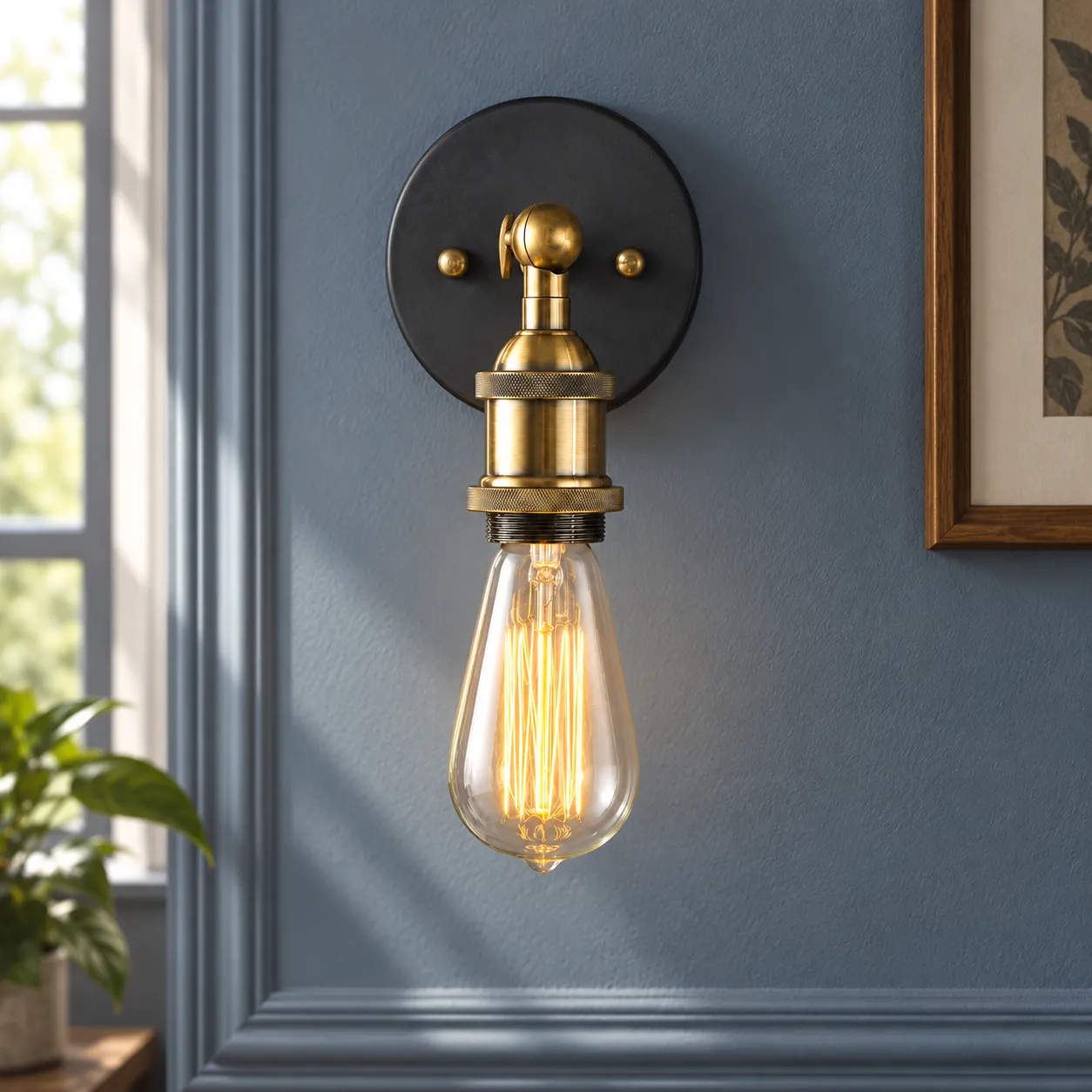 Florence Wall Lamp — Standard; alternate view; styling props not included