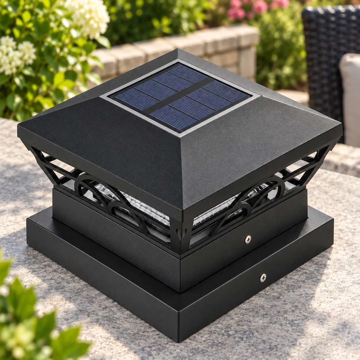 Hollis Solar Post — alternate view