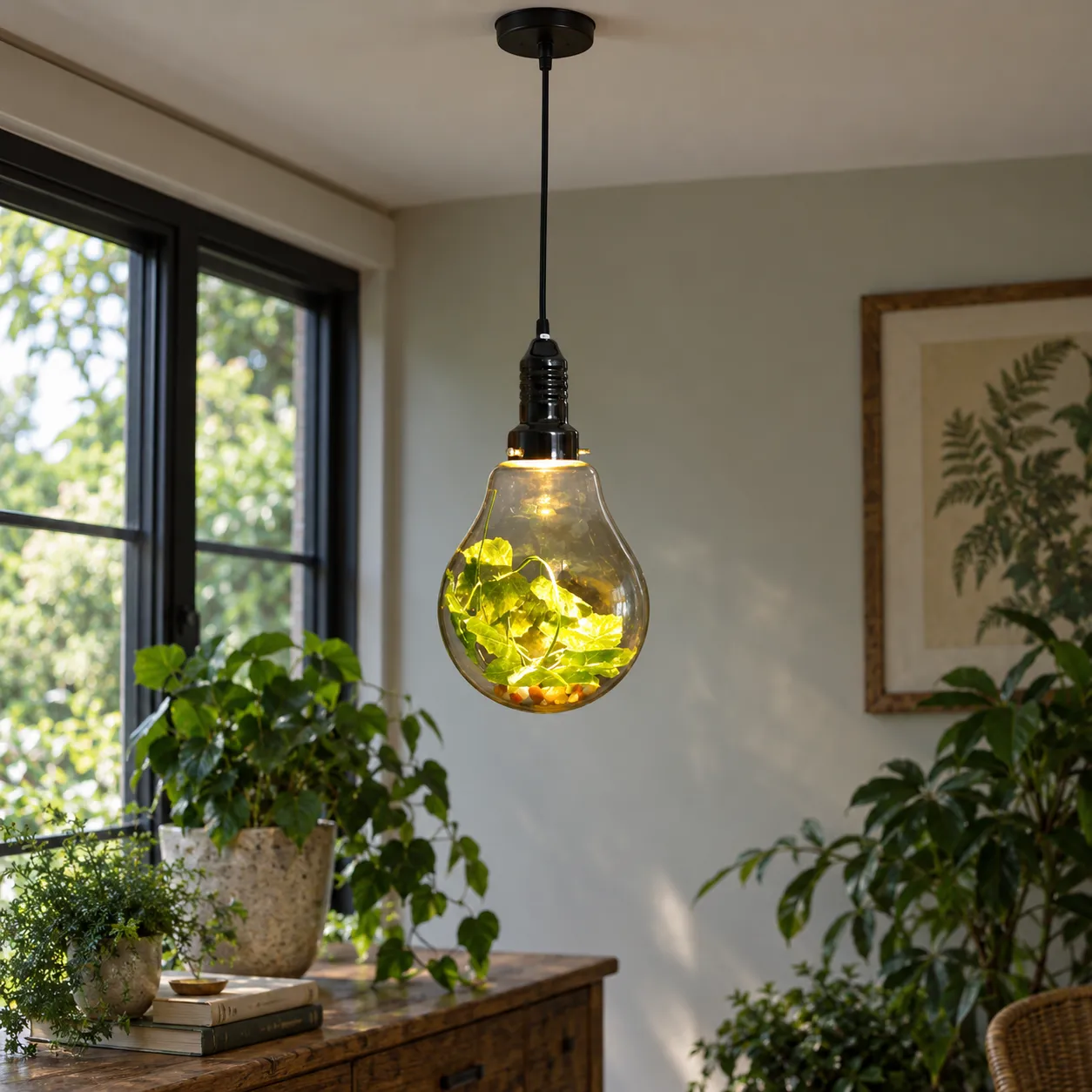 Imogen Globe Pendant; Small; lead view
