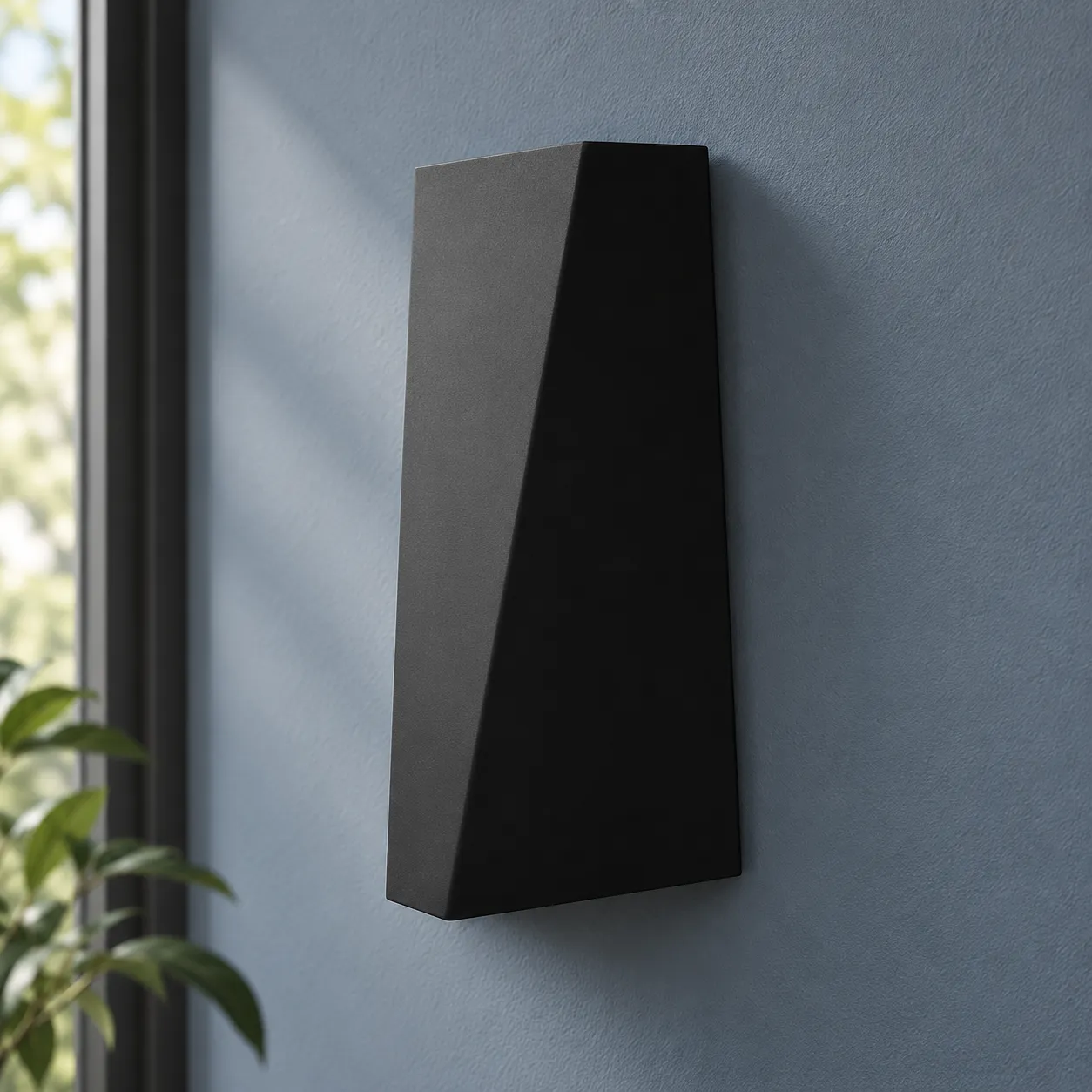 Benedict Wall Lamp — Black; lead view; styling props not included