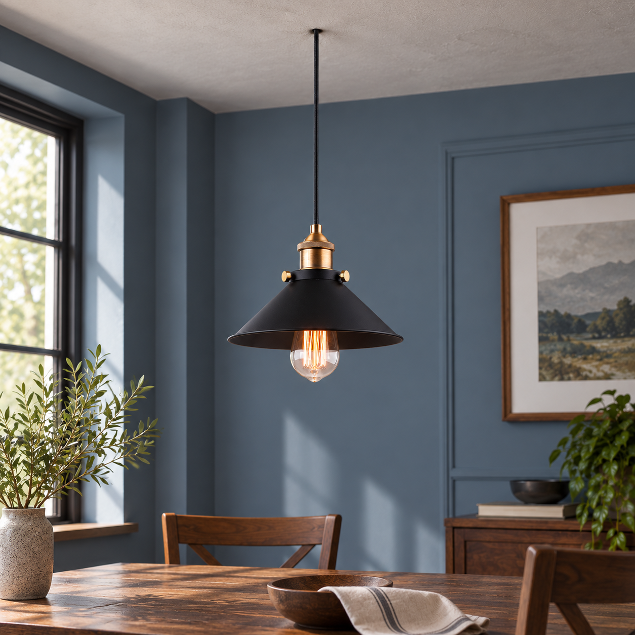 Edmund Pendant Light — Standard; alternate view; styling props not included