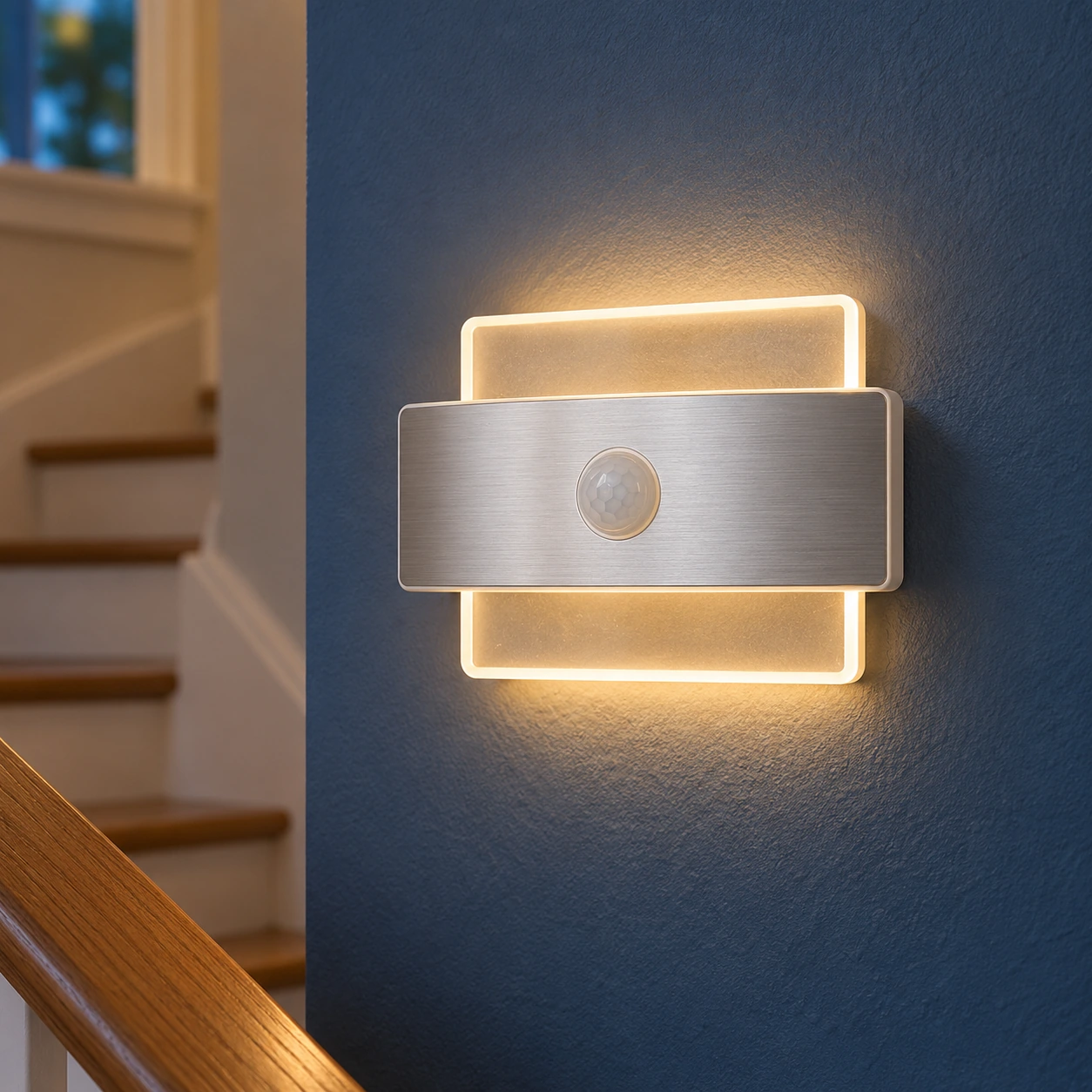 Arthur Sensor Wall Light — Square / Warm White / Rechargeable — lead