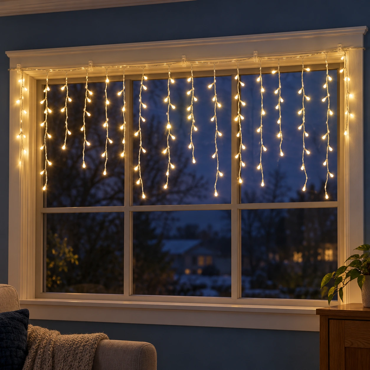 Dorothy Icicle String Lights — Warm White / US Plug — lead
