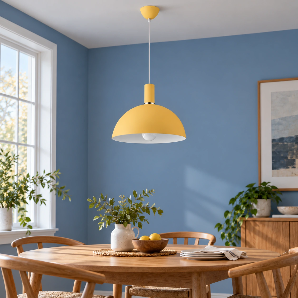 Eustace Dome Pendant — Yellow — alternate