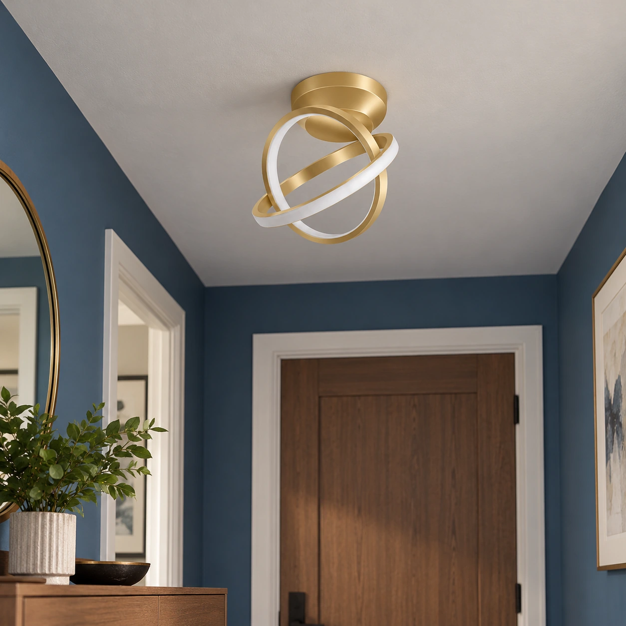 Vincent Orb Ceiling Light — Gold / 17 cm / Warm White — alternate